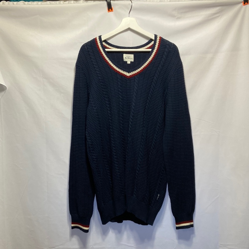 Ben Sherman Knit V-neck Sweater